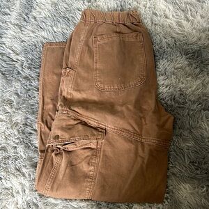 mauve free people cargos